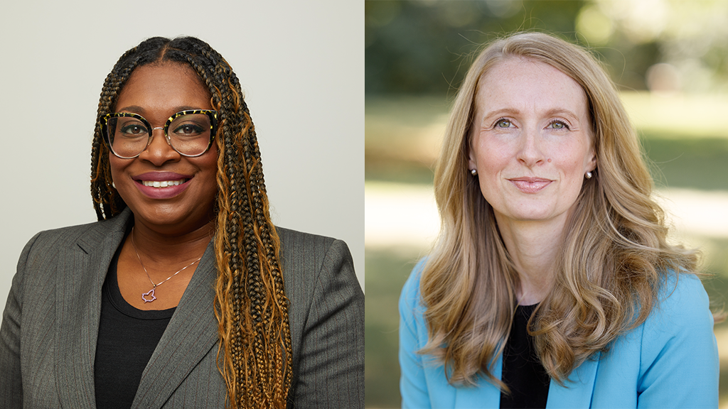 Dr. Breanna Allen (left) and Rebecca Shetler Fast join the HEA board of directors in 2023.